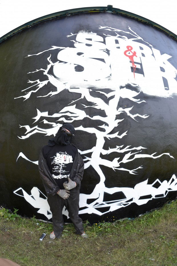 Graffiti Wall in Gera - Photo by Mr_Sork - Sork, Ser, S&S (2013)