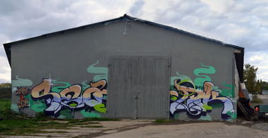 Graffiti Wall in Gera - Photo by Mr_Sork - Sork, Ser, S&S (2013)