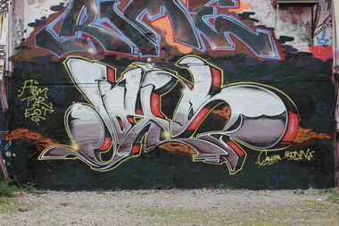 Graffiti Wall in Münster - Photo by MuensterYo - Joys, ABM, T2R (2013)