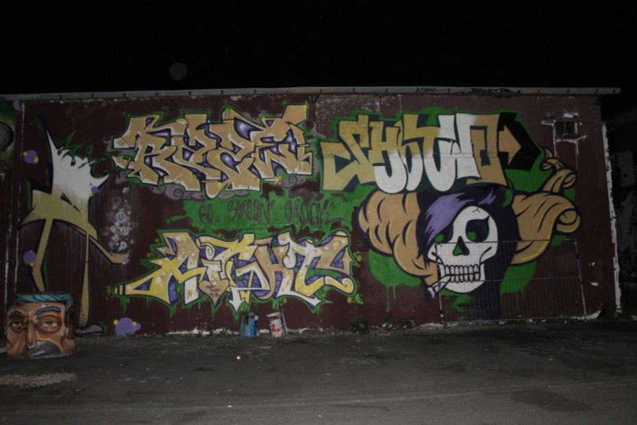 Graffiti Wall in Münster - Photo by MuensterYo - Raze, Aight, Shotwo (2013)