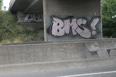 Graffiti Bombing in Münster - Photo by MuensterYo - BMS, Clik, Münster (2013)