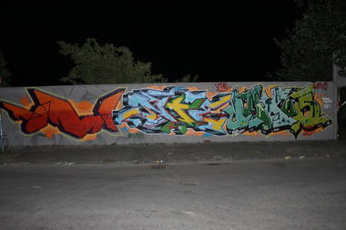 Graffiti Wall in Münster - Photo by MuensterYo - Note, Lexus, ITS (2013)