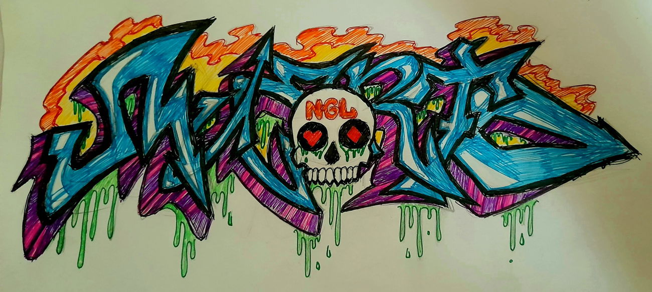 Graffiti Sketch - Photo by Muerto62 - Muerto (2023)