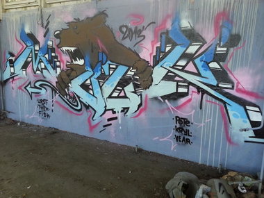 Graffiti Wall - Photo by Mulk
