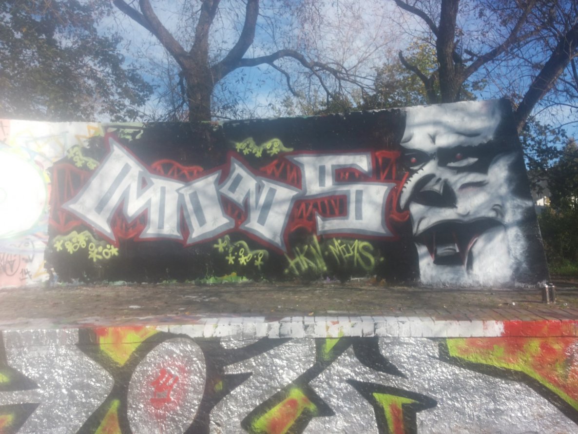 Graffiti Wall - Photo by MundPups - Minz