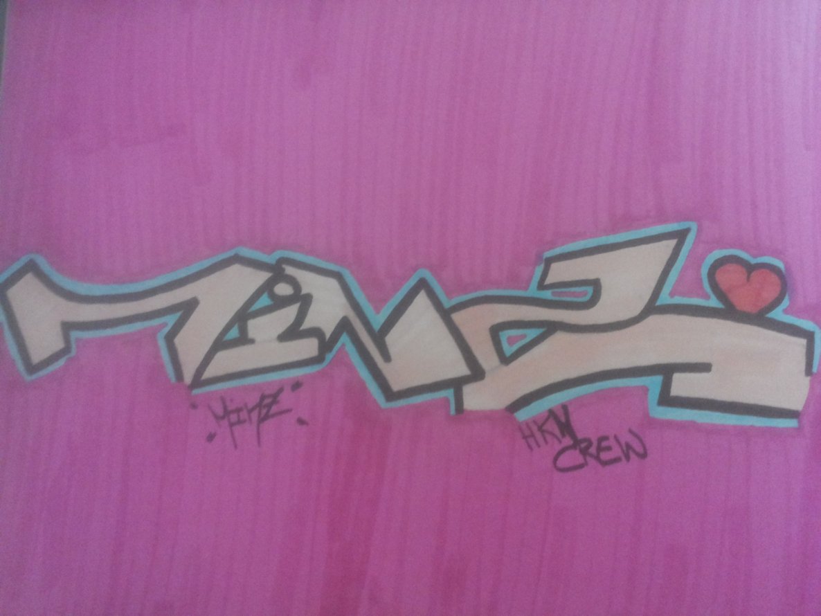 Graffiti Sketch - Photo by MundPups - Minz
