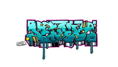 Graffiti Sketch - Photo by Mustard42 - 126, Senf42, Saar (2013)