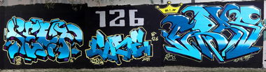 Graffiti Wall - Photo by Mustard42 - 126, 126crew, HFC (2014)