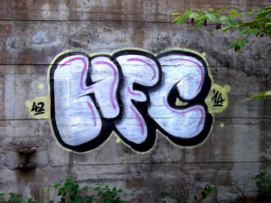 Graffiti Bombing - Photo by Mustard42 - HFC, 126 (2014)