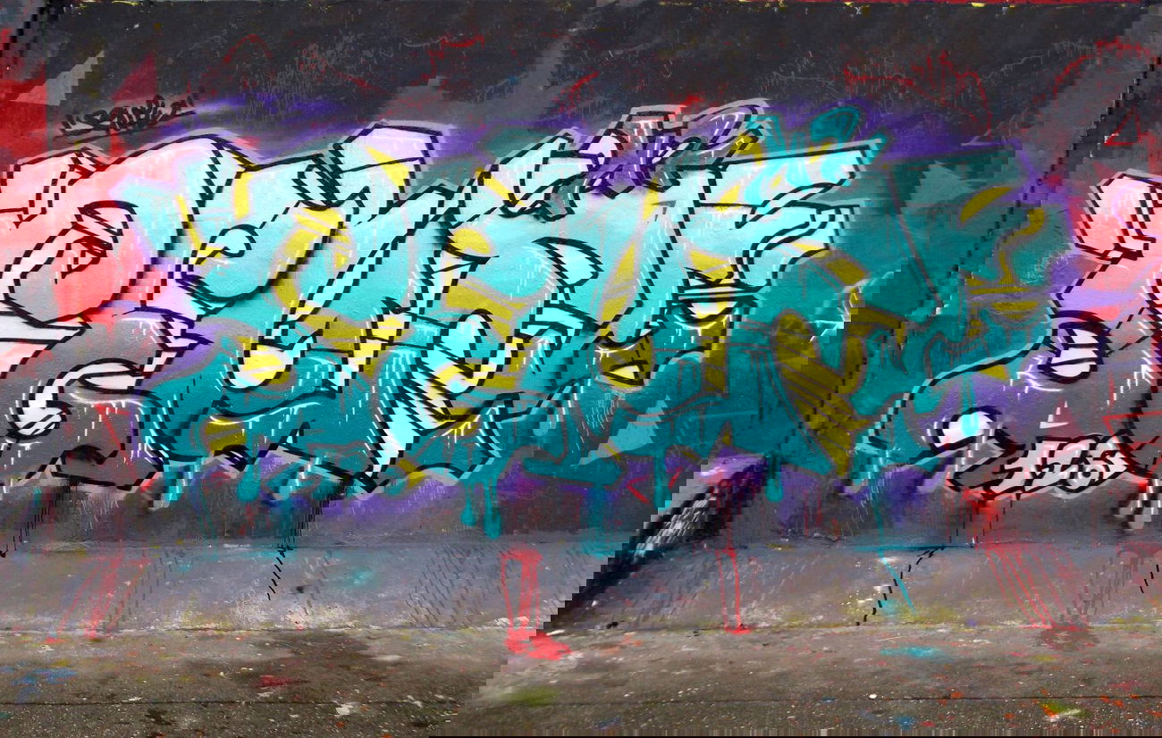Graffiti Wall - Photo by Mustard42 - Senf42, Senf, Saar (2014)