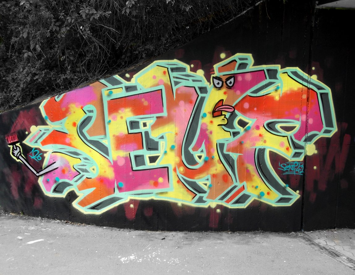 Graffiti Wall - Photo by Mustard42 - Senf42, Senf, 42 (2014)