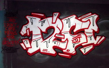 Graffiti Wall - Photo by Mustard42 - 126, HFC, Saarland (2014)