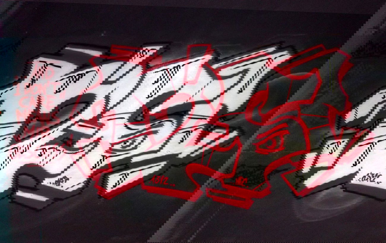 Graffiti Wall - Photo by Mustard42 - 126, HFC, Saarland (2014)