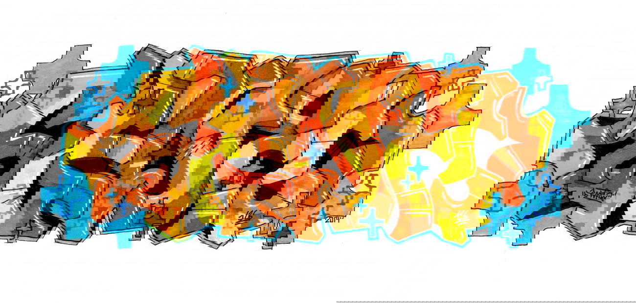 Graffiti Sketch - Photo by Mustard42 - SENF42, SENF, 126 (2014)