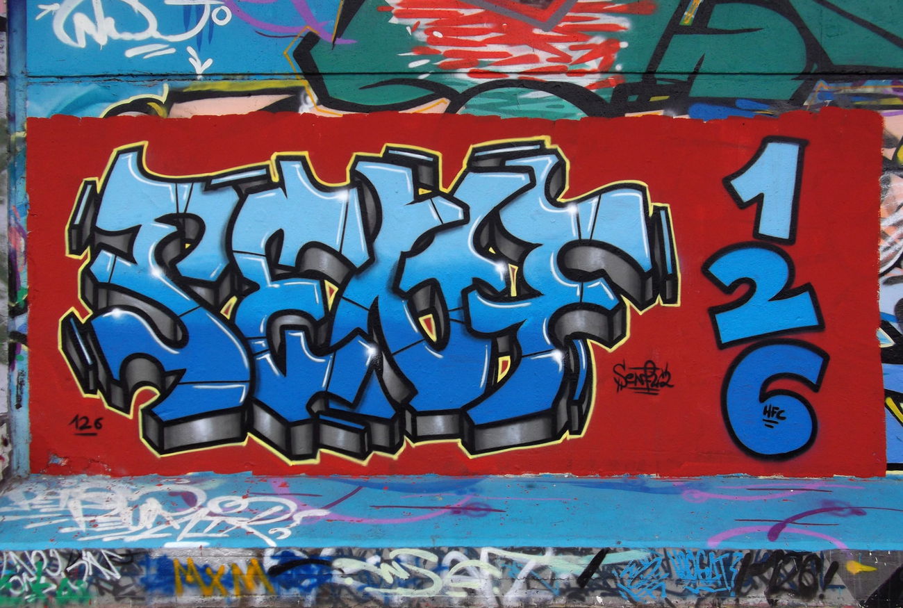 Graffiti Wall - Photo by Mustard42 - Senf42, Senph42, Senf (2015)