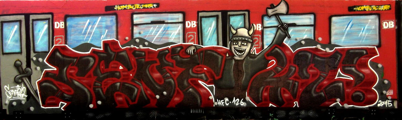 Graffiti Wall in Deutschland - Photo by Mustard42 - Senf42, Senf, Saar (2015)