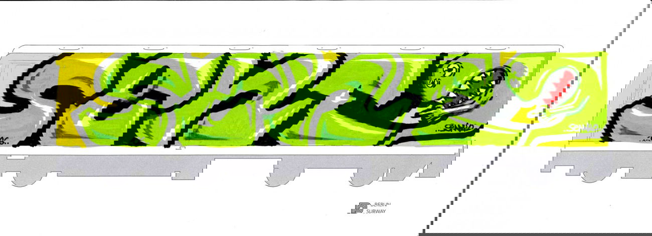 Graffiti Sketch - Photo by Mustard42 - Senf42, Senf, Saar (2014)