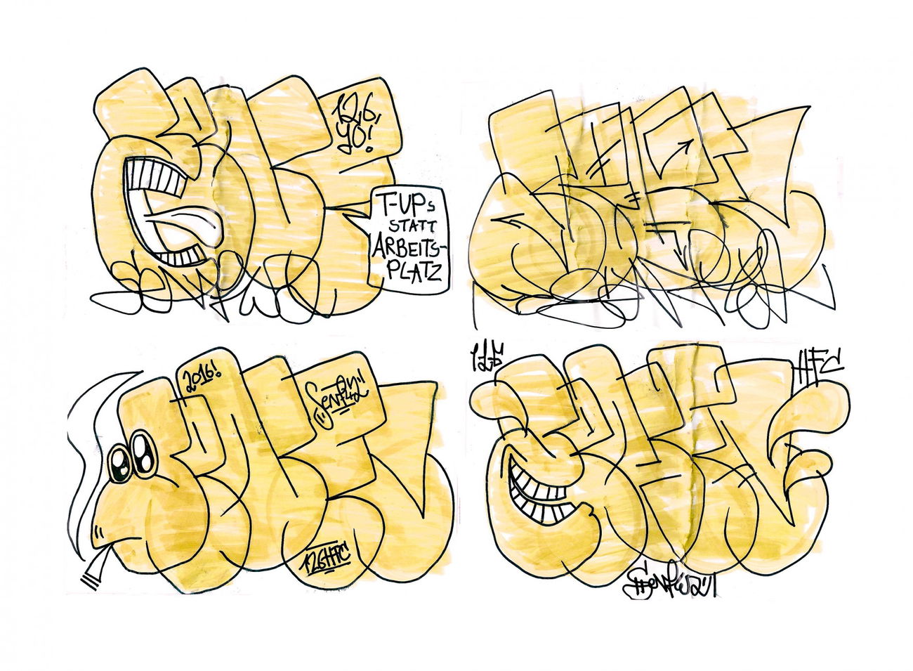 Graffiti Photo by Mustard42 - Sticker, Aufkleber