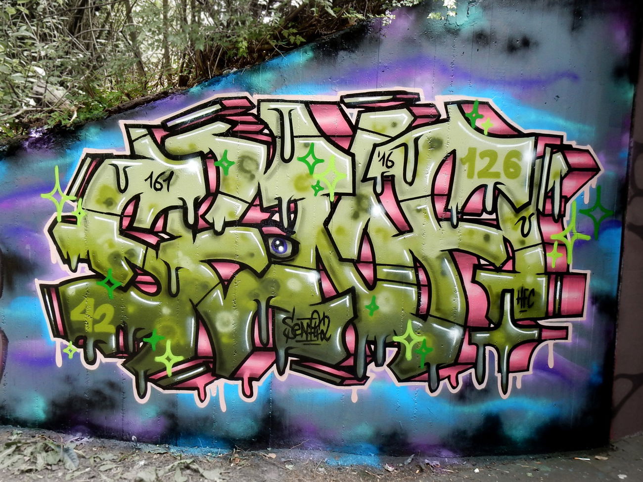Graffiti Wall - Photo by Mustard42 - Senf42, Senf, 42 (2016)