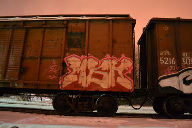 Graffiti Train - Photo by MutiBezPalewo (2012)