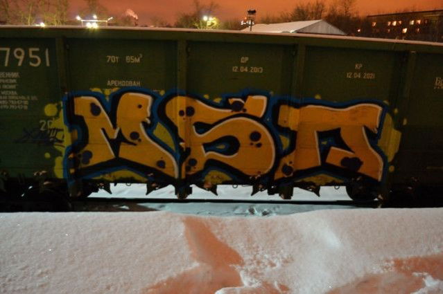 Graffiti Train - Photo by MutiBezPalewo (2011)