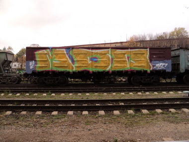 Graffiti Train - Photo by MutiBezPalewo (2011)