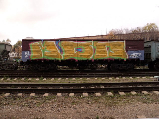Graffiti Train - Photo by MutiBezPalewo (2011)
