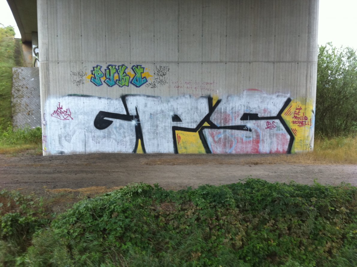 Graffiti Bombing - Photo by MuvYaFet - Gps, Fens, Mers