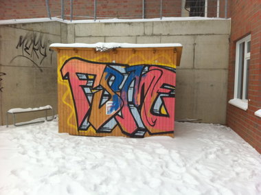Graffiti Bombing - Photo by MuvYaFet - FsMe, Fens, Mers
