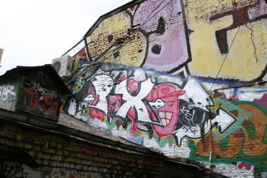 Graffiti Bombing - Photo by Myaso