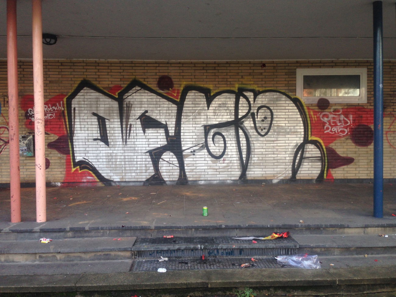 Graffiti Bombing - Photo by Mystery