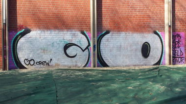 Graffiti Bombing - Photo by Mystery