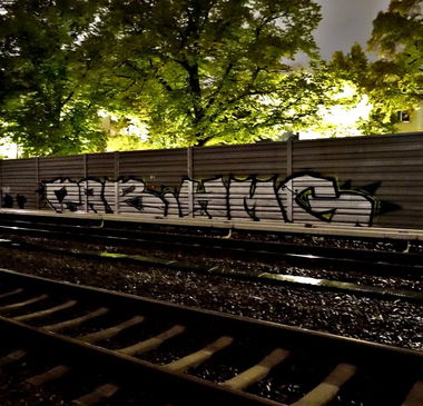Graffiti Bombing in Berlin - Photo by N0NAME - HMG, PAB