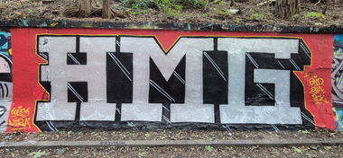 Graffiti Bombing in Berlin - Photo by N0NAME - HMG, HOMEGUARDS