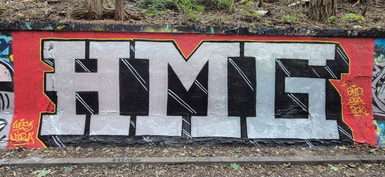 Graffiti Bombing in Berlin - Photo by N0NAME - HMG, HOMEGUARDS