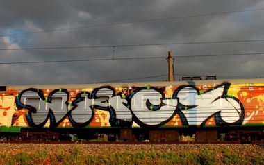 Graffiti Train - Photo by NACREW - N/A/C