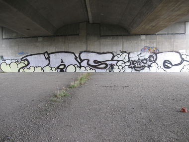 Graffiti Bombing - Photo by NAIS - SOG, IAS, BIGASFUCK
