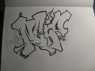 Graffiti Sketch - Photo by NAIS