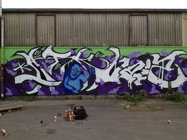 Graffiti Wall - Photo by NAIS - AROK, NAIS, SOG