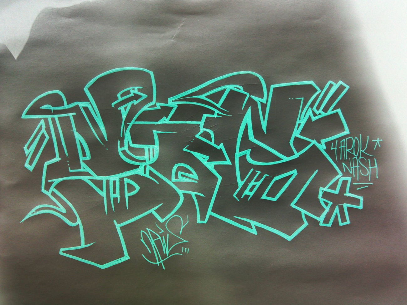 Graffiti Sketch - Photo by NAIS - SOG