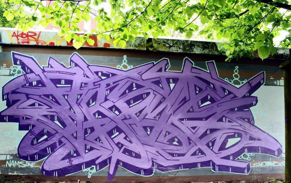 Graffiti Wall in Bremerhaven - Photo by NAMS