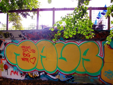 Graffiti Bombing in Copenhagen - Photo by NAVIT - Maur, BG, DK (2015)