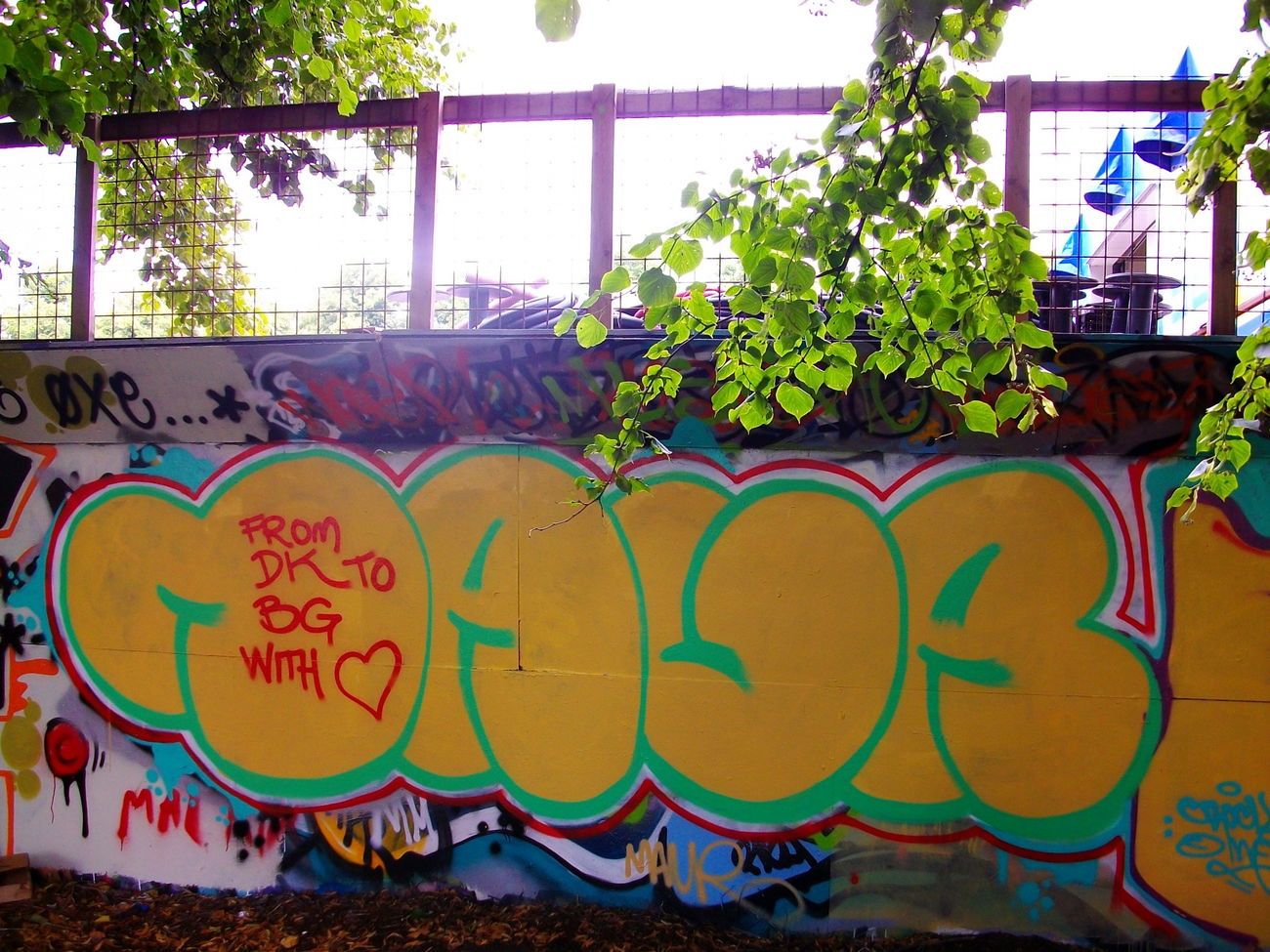 Graffiti Bombing in Copenhagen - Photo by NAVIT - Maur, BG, DK (2015)