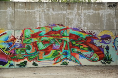 Graffiti in Ovcha kupel - Photo by NAVIT - FSB, 3A1, Tramp (2015)