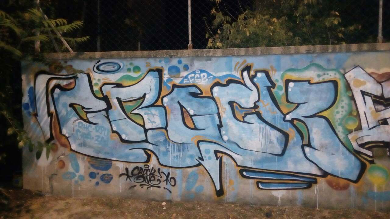 Graffiti Wall in Stara zagora - Photo by NAVIT - Crock, Bhappy (2017)