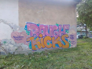 Graffiti Wall in Stara zagora - Photo by NAVIT - UrbanCombaFootbag, RoughKicks, ToughRules (2017)