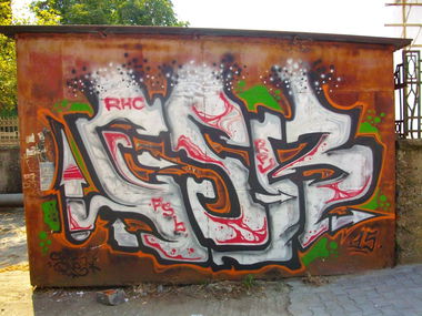 Graffiti Bombing in стара загора - Photo by NAVIT - FSB, StaraZagora, RHC (2015)