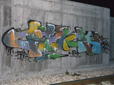 Graffiti in Veliko tarnovo municipality - Photo by NAVIT - Crock1, Freestyle, VelikoTarnovo (2013)
