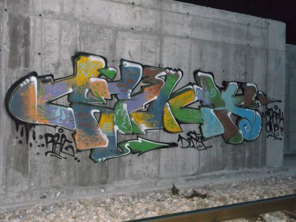 Graffiti in Veliko tarnovo municipality - Photo by NAVIT - Crock1, Freestyle, VelikoTarnovo (2013)