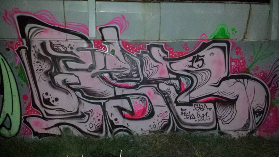 Graffiti Bombing in Poduyane - Photo by NAVIT - Sofia (2015)